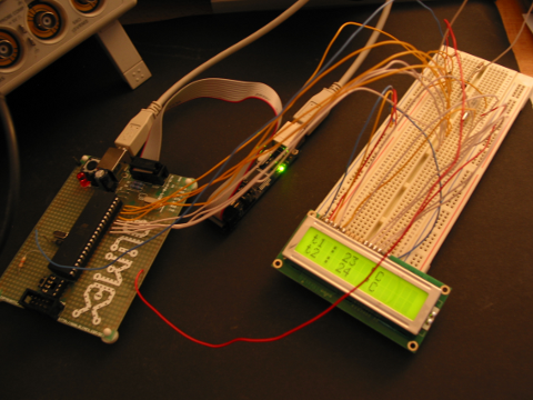 one-wire temperature sensors  and LCD